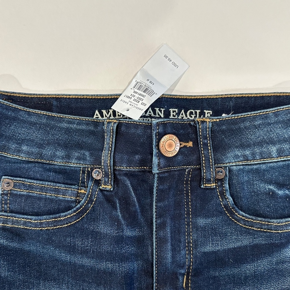 American Eagle - Next Level Stretch‎ Denim Skirt - Size 0 - NEW With Tags. - Picture 2 of 8
